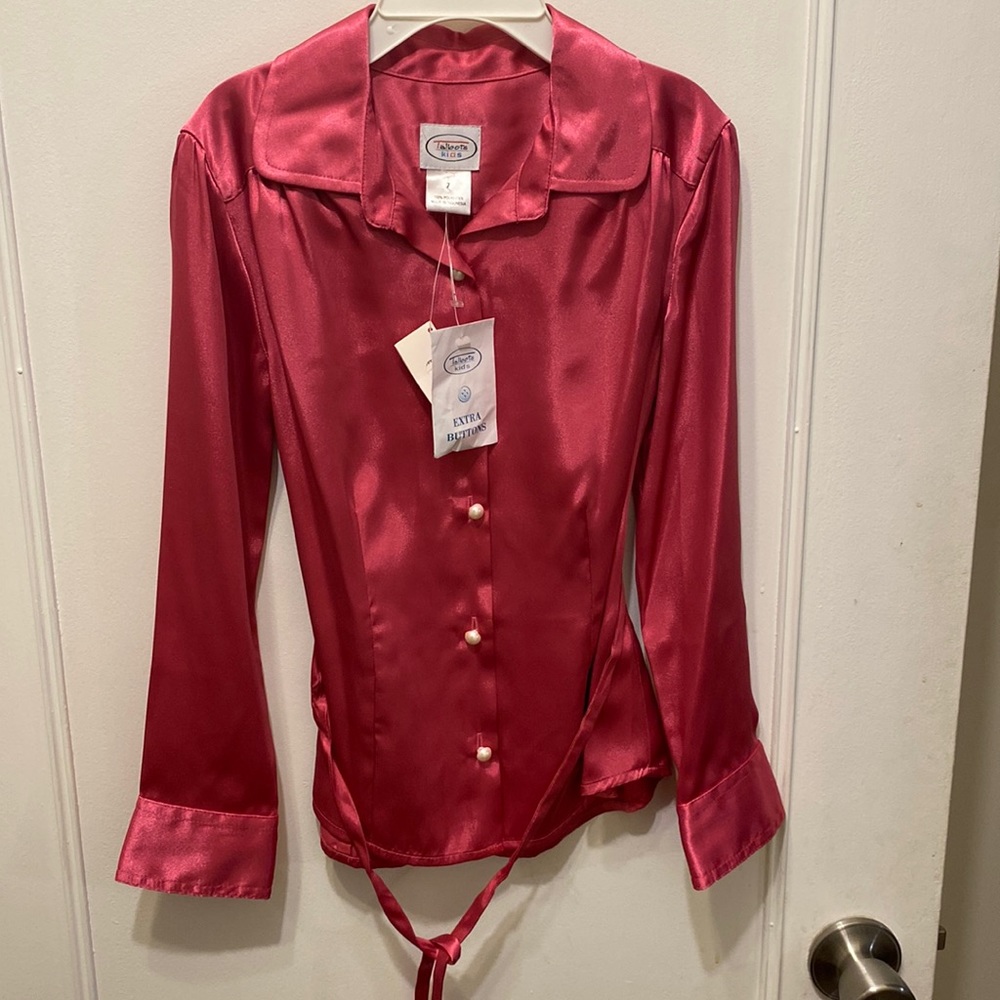 Talbots girls blouse new